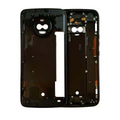 Mid-Frame Housing For Motorola Moto X4 (XT1900 / 2017) (Genuine OEM) (Black)
