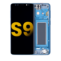 OLED Assembly With Frame For Samsung Galaxy S9 (Refurbished) (Coral Blue)