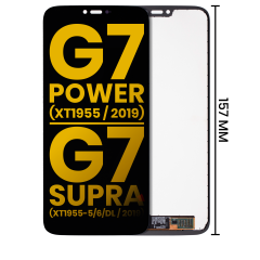 LCD Assembly Without Frame For Motorola Moto G7 Power (XT1955 / 2019) / G7 Supra (XT1955-5/6/DL / 2019) (US Version) (157MM) (Refurbished) (All Colors)