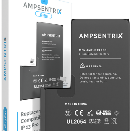 Battery | for: iPhone 13 Pro Amp Sentrix Basic