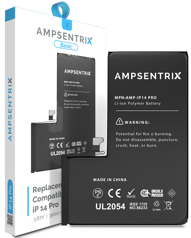 Battery | for: iPhone 14 AmpSentrix Basic
