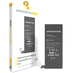 Replacement Battery For iPhone 4 (AmpSentrix Pro)