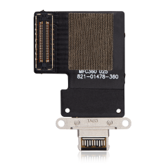 Charging Port Flex Cable For iPad Pro 12.9" 3rd Gen (2018) / 4th Gen (2020) / iPad Pro 11" 1st Gen (2018) / Pro 11" 2nd Gen (2020) (Aftermarket Plus) (Black)