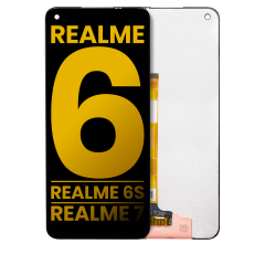 LCD Assembly Without Frame For Realme 6 / 6S / 7 (Refurbished) (All Colors)