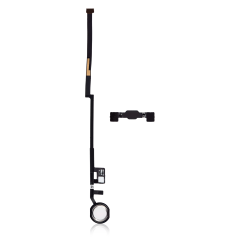 Home Button Flex Cable For iPad 7 (2019) / iPad 8 (2020) / iPad 9 (2021) (Aftermarket Plus) (Silver)