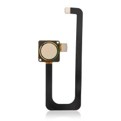 Home Button With Flex Cable For ZTE Blade Z Max (Z982) (Gold)