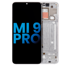 LCD Assembly With Frame For Xiaomi Mi 9 Pro (Aftermarket: Incell) (Dream White)