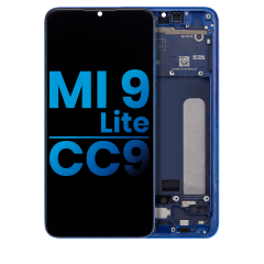 LCD Assembly With Frame For Xiaomi Mi 9 Lite / CC9 (Aftermarket: Incell) (Aurora Blue)