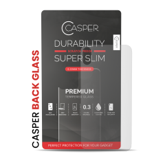 Casper Tempered Glass (Back Glass) For iPhone XS Max (Retail Pack) (Matte)
