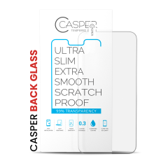 Casper Tempered Glass (Back Glass) For iPhone XS Max (100 Pack) (Clear)