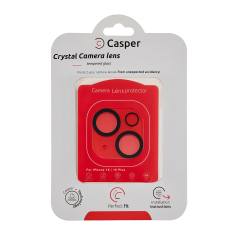 Casper Camera Lens Protector For iPhone 15 / 15 Plus (Crystal Full Cover)