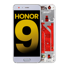 LCD Assembly With Frame For Huawei Honor 9 (Refurbished) (Glacier Gray)