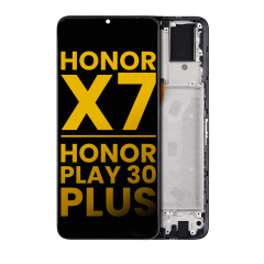 LCD Assembly With Frame For Honor X7 / Honor Play 30 Plus (Refurbished) (All Colors)