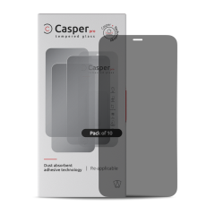 Casper Pro Tempered Glass For iPhone 12 / 12 Pro (10 Pack) (Privacy)