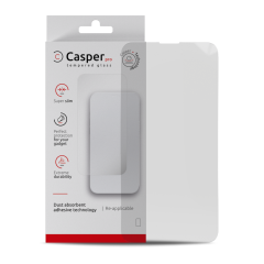 Casper Pro Tempered Glass For iPhone 13 / 13 Pro / 14 / 16e / 17e (Retail Pack) (Clear)