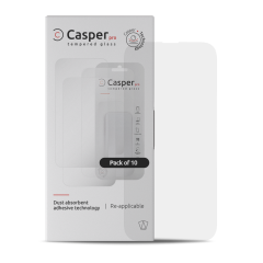 Casper Pro Tempered Glass For iPhone 14 Pro (10 Pack) (Clear)