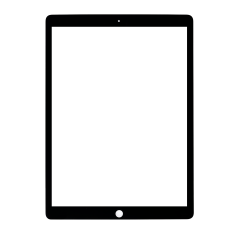 Front Glass Only For iPad Pro 12.9" 2nd Gen (2017) (Black) (Glass Separation Required)