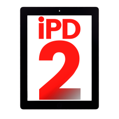 Digitizer For iPad 2 (Home Button Pre-Installed) (Aftermarket Plus) (Black)