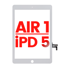 Digitizer For iPad Air 1 / iPad 5 (2017) (No Home Button Installed) (Aftermarket Plus) (White)
