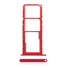 Dual Sim Card Tray For Huawei Y7 (2019) (Coral Red)