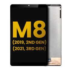LCD Assembly Without Frame For Lenovo Tab M8 (2nd Gen / 3rd Gen) (Refurbished) (Black)