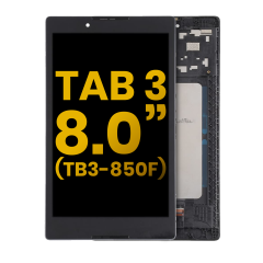 LCD Assembly With Frame For Lenovo Tab 3 (TB3-850) (HD) (Black Denim) (Refurbished)