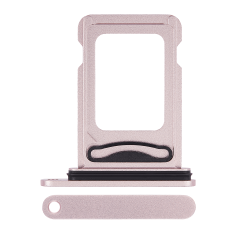 Dual Sim Card Tray For iPhone 15 / 15 Plus (Pink)