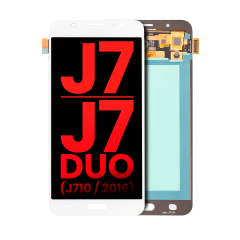OLED Assembly Without Frame For Samsung Galaxy J7 / J7 Duo (J710 / 2016) (Aftermarket Plus) (White)