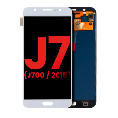 OLED Assembly Without Frame For Samsung Galaxy J7 (J700 / 2015) (Aftermarket Plus) (White)