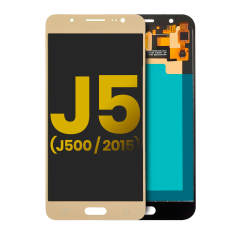 OLED Assembly Without Frame For Samsung Galaxy J5 (J500 / 2015) (Refurbished) (Gold)