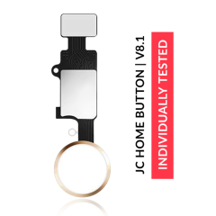 Home Button Solution For iPhone 7 / 7 Plus / 8 / 8 Plus / SE (2020) / SE (2022) (Gold) (Version 8.1 / JCID / Individually Tested For Functionality)