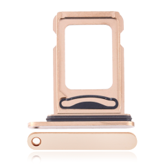 Dual Sim Card Tray For iPhone 12 Pro / 12 Pro Max (Gold)