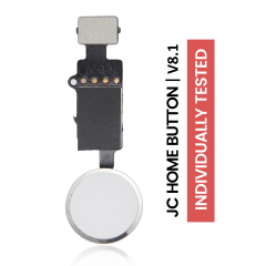 Home Button Solution For iPhone 7 / 7 Plus / 8 / 8 Plus / SE (2020) / SE (2022) (Silver) (Version 8.1 / JCID / Individually Tested For Functionality)