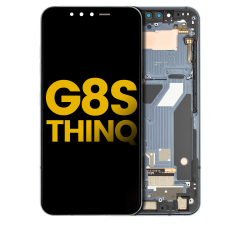 OLED Assembly With Frame For LG G8S ThinQ (Refurbished) (Mirror Black)
