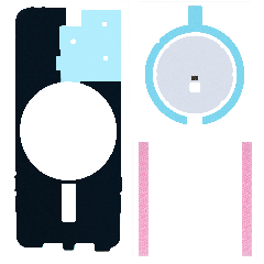 Back Cover Heat Shield For iPhone 15 Pro