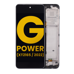 LCD Assembly With Frame For Motorola Moto G Power (XT2165 / 2022) (Refurbished) (All Colors)
