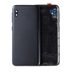 Back Cover Glass With Camera Lens Samsung Galaxy A10E (A102 / 2019) (Black) (Service Pack)