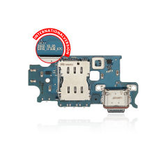 Charging Port Board With Sim Card Reader For Samsung Galaxy S23 Plus 5G (S916B) (International Version) (Premium)