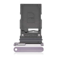 Single Sim Card Tray For Samsung Galaxy S23 5G / S23 Plus 5G (Lavender)