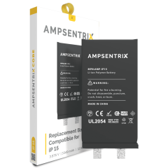 Replacement Battery Core For iPhone 15 (Spot Welding Required) (AmpSentrix Core)