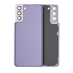 Back Cover Glass With Camera Lens For Samsung Galaxy S21 Plus (Service Pack) (Phantom Violet)