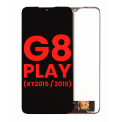 LCD Assembly Without Frame For Motorola Moto G8 Play (XT2015 / 2019) (Aftermarket Plus: Incell) (Black)