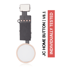 Home Button Solution For iPhone 7 / 7 Plus / 8 / 8 Plus / SE (2020) / SE (2022) (Version 8.1 / JCID / Individually Tested For Functionality) (Rose Gold)