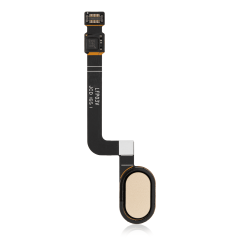 Home Button With Fingerprint Sensor Flex Cable For Motorola Moto G5S (XT1797 / 2017) (Gold)