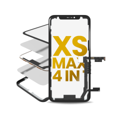 4 in 1 Long Flex (Digitizer Touch With Glass + OCA + Frame Pre-installed) For iPhone XS Max (OCA Master)