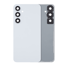Back Cover Glass With Camera Lens For Samsung Galaxy A55 5G (A556 / 2024) (No Logo) (Aftermarket Plus) (Iceblue)