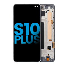 LCD Assembly With Frame (Without Fingerprint Sensor) For Samsung Galaxy S10 Plus (Aftermarket Plus: TFT) (Prism Green)