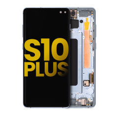 OLED Assembly With Frame For Samsung Galaxy S10 Plus (Refurbished) (Prism Blue)
