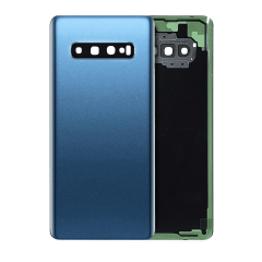 Back cover Glass With Camera Lens For Samsung Galaxy S10 Plus (Service Pack) (Prism Blue)