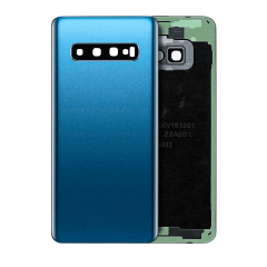 Back cover Glass With Camera Lens For Samsung Galaxy S10 (Service Pack) (Prism Blue)